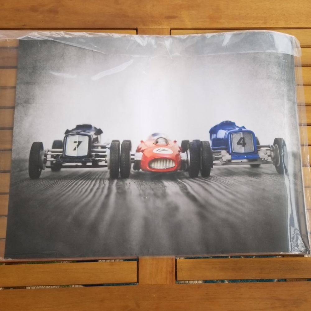 Vintage Racecar Premium Print